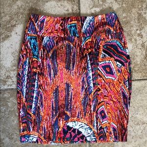 Bebe Pencil Mini Skirt